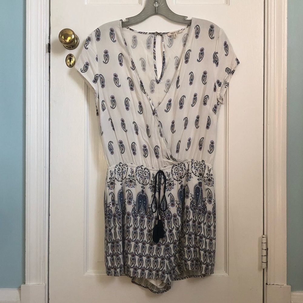 Bleuh Ciel paisley romper